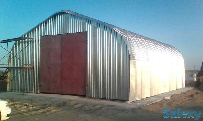 Сборно-разборные ангары, Склады, Цех, СТО, Хранилище, фотография 5