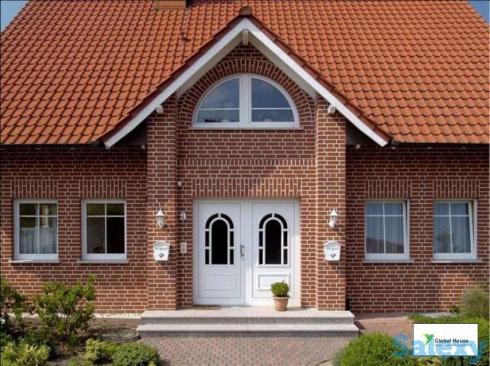 Облицовка фасада клинкерным кирпичом, фотография 1