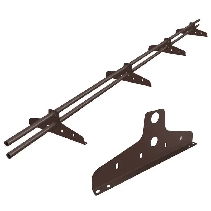 Снегозадержатели grand line, Вид: трубчатый; однотрубчатый; уголковый, L 1-3 м, Материал: сталь, фотография 1