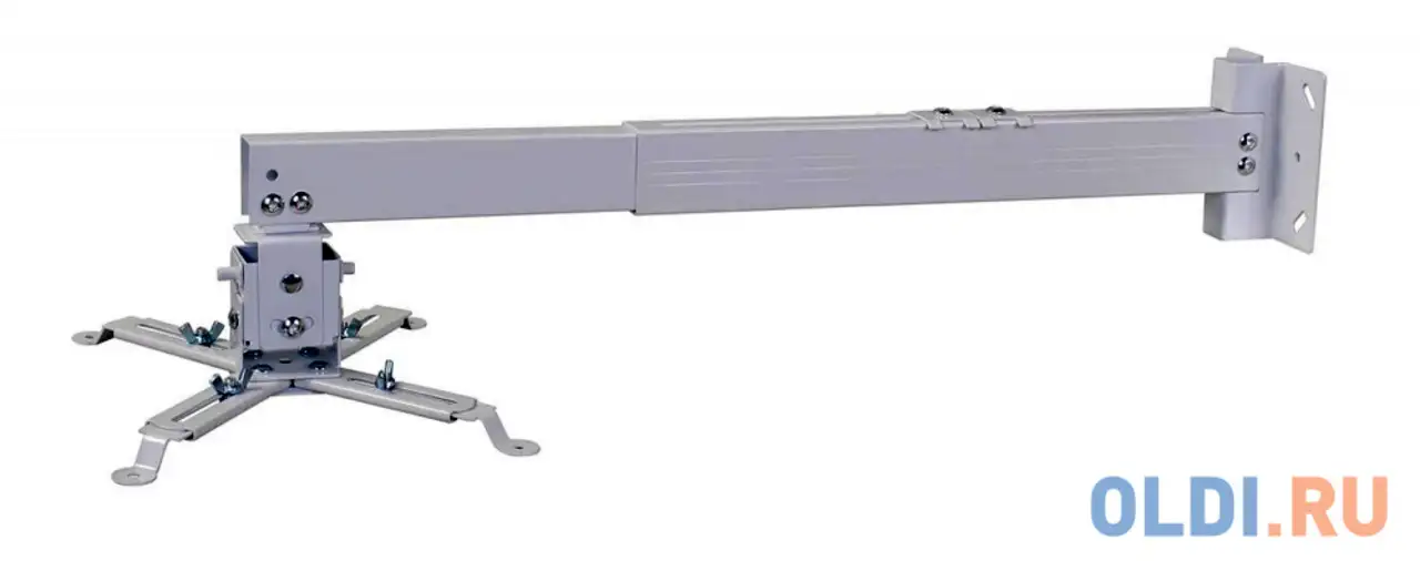 Кронштейн для проектора cactus cs-vm-pre02-wt белый макс.23кг настенный и потолочный поворот, фотография 1