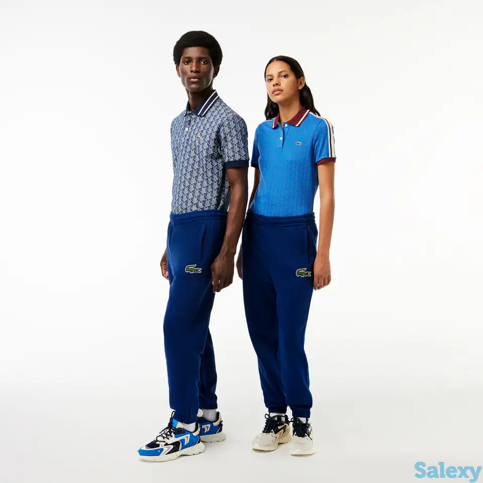 Флисовые спортивные брюки lacoste unisex из органического хлопка, фотография 1