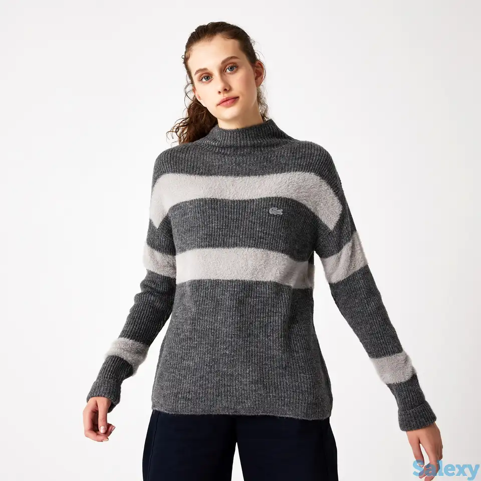 Женский свитер lacoste в полоску, фотография 1