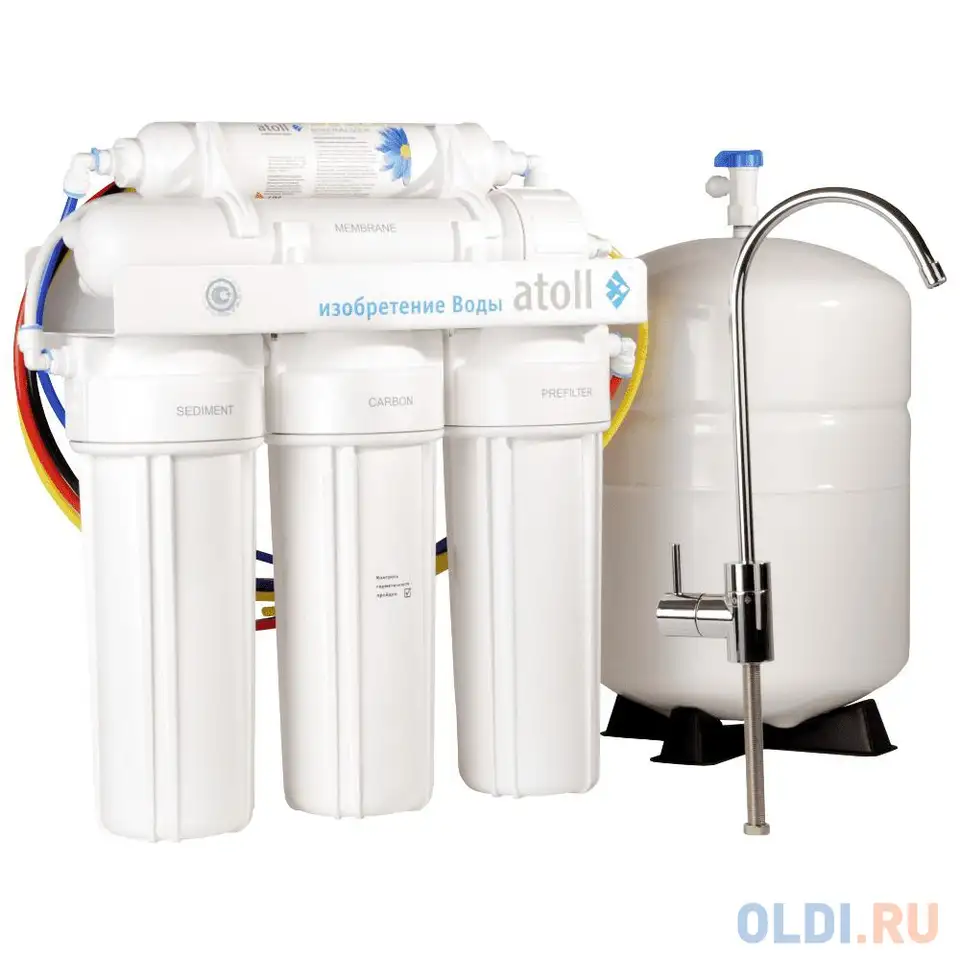 Система обратного осмоса atoll a-550 (патриот) 5 ступеней очистки, 120 л/сутки, фотография 1