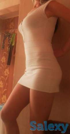 Комплект-набор платье кофта белого цвета, фотография 1