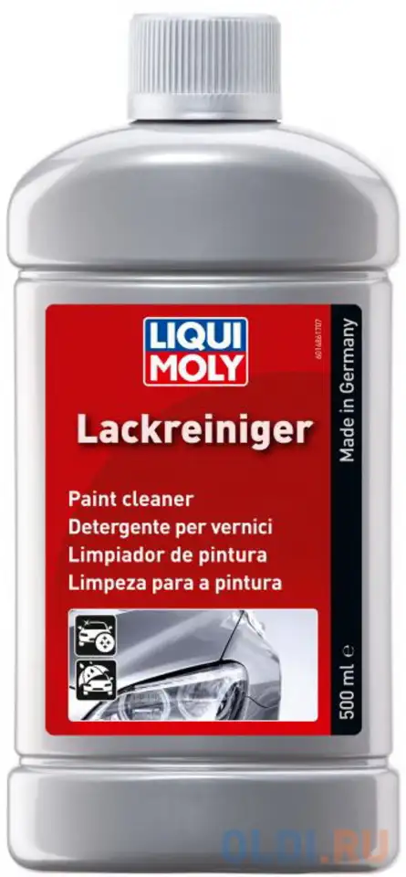 1486 liquimoly очиститель окрашенных поверхностей lack reiniger (0,5л), фотография 1