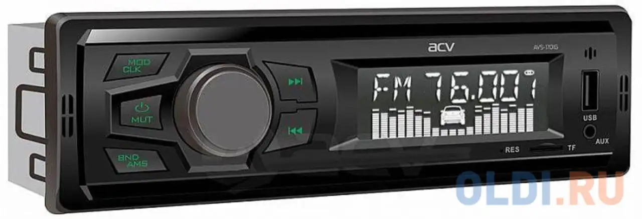 Автомагнитола acv avs-1701g 1din 4x25вт, фотография 1