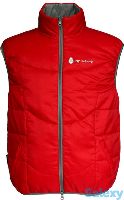 Жилет мужской пуховый снаряжение лайт красный, фотография 1