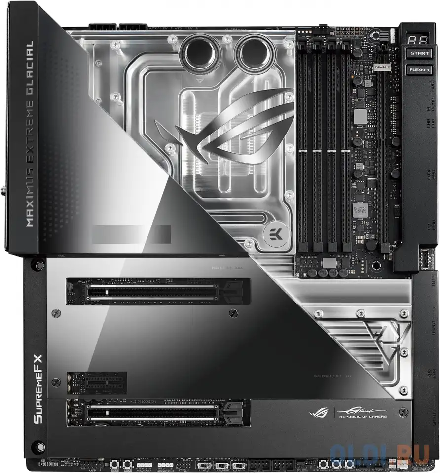 Материнская плата asus rog maximus z690 extreme glacial, фотография 1