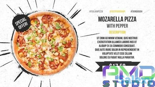 Заказать видеоролик для рекламы кафе или ресторана. Видеоменю. (FOOD_38), фотография 1