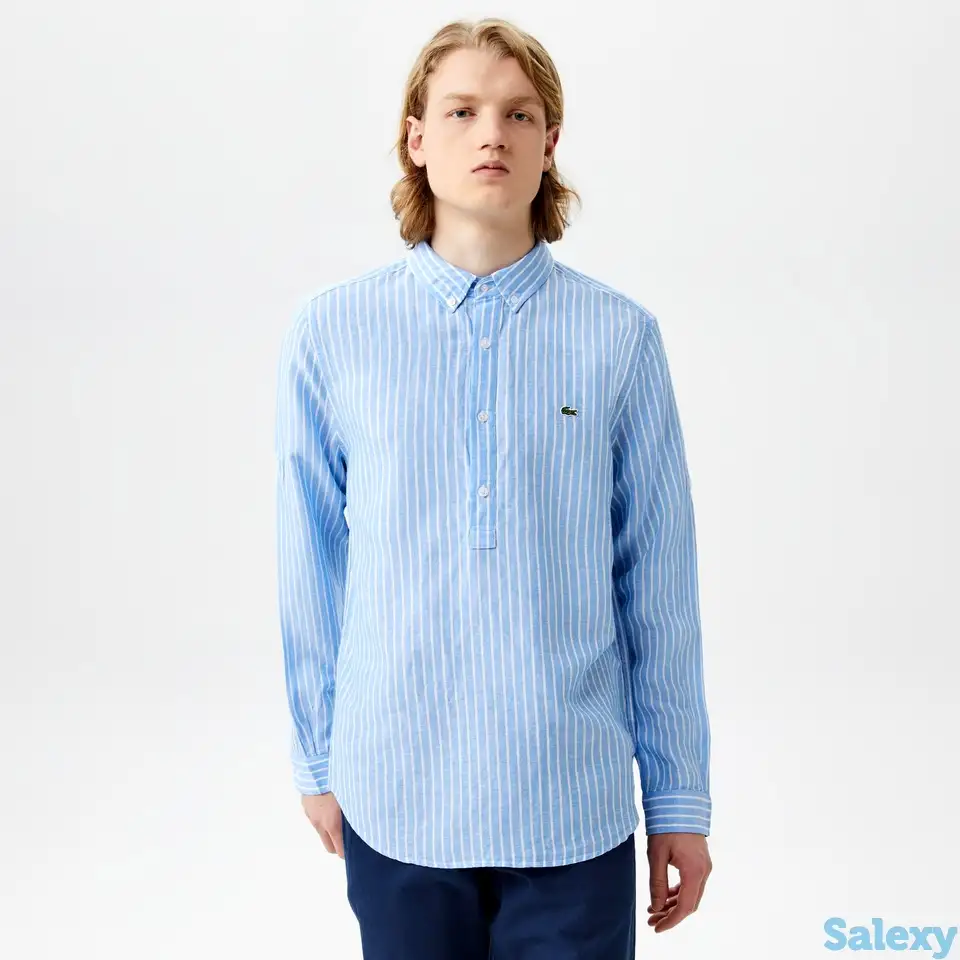 Рубашка lacoste unisex casual fit, фотография 1