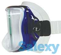 Маска подводная tusa imprex 3d hyperdry (прозрачный силикон) aqua, фотография 3