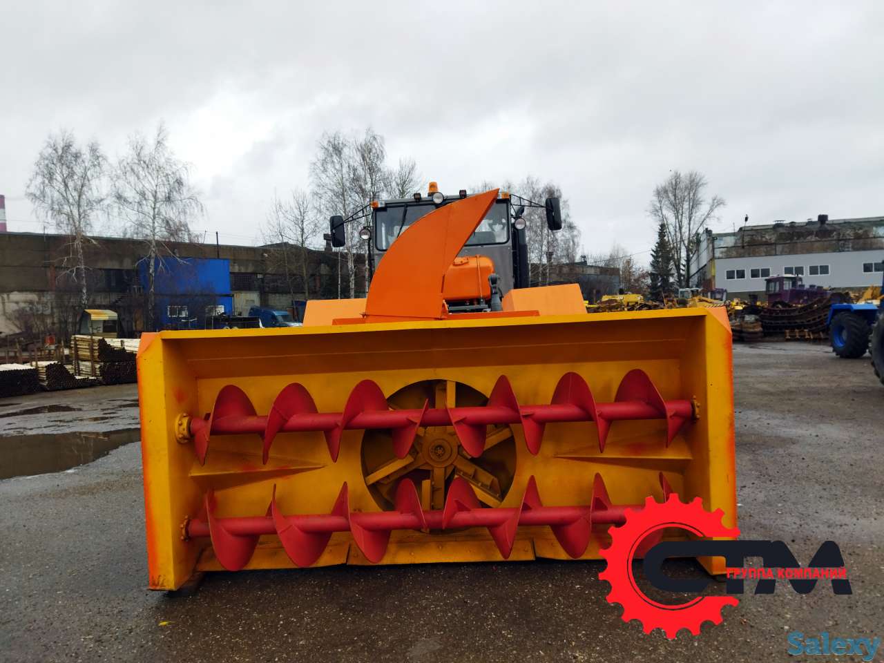 Трактор Кировец К-701 передний отвал, шнекоротор, фотография 8