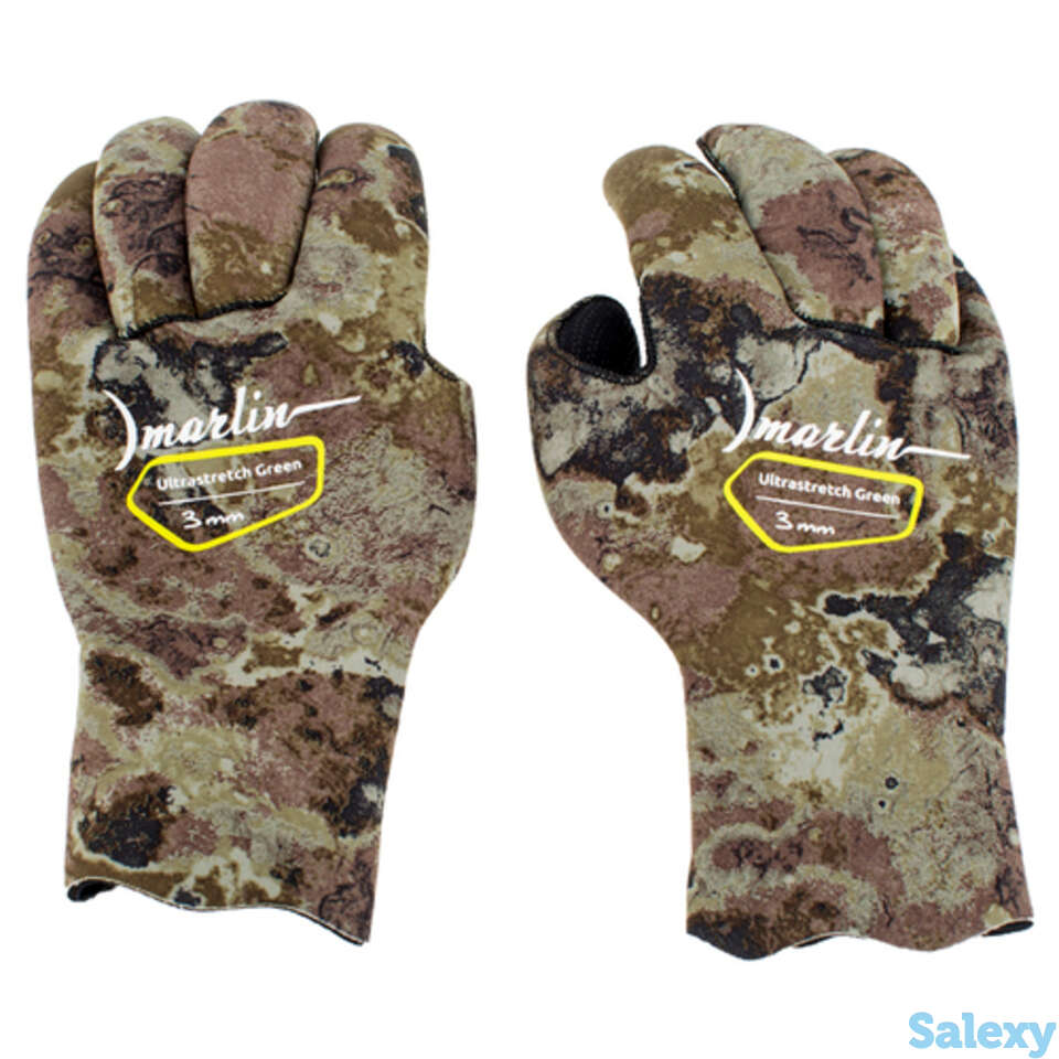 Перчатки marlin ultrastretch green 3 mm, фотография 1
