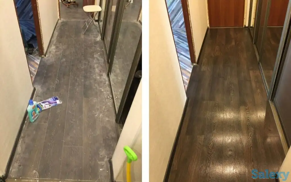 Генеральная влажная уборка после ремонта квартир домов коттеджей офисов магазинов кафе ресторан склад помещений, фотография 8