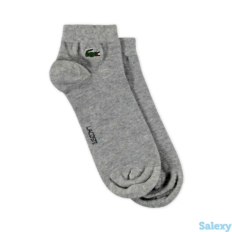 Короткие спортивные носки lacoste unisex, фотография 1