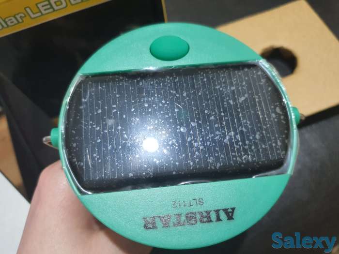 Cолнечный фонарик светодиодный фонарь топ качество с защитой от дождя, фотография 4