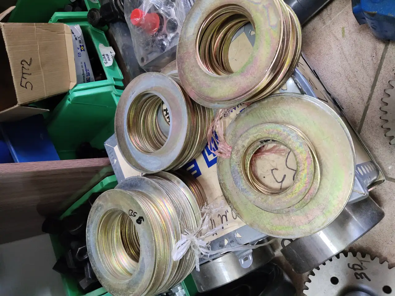 Шайба для пальцев на китайский погрузчик, фотография 2