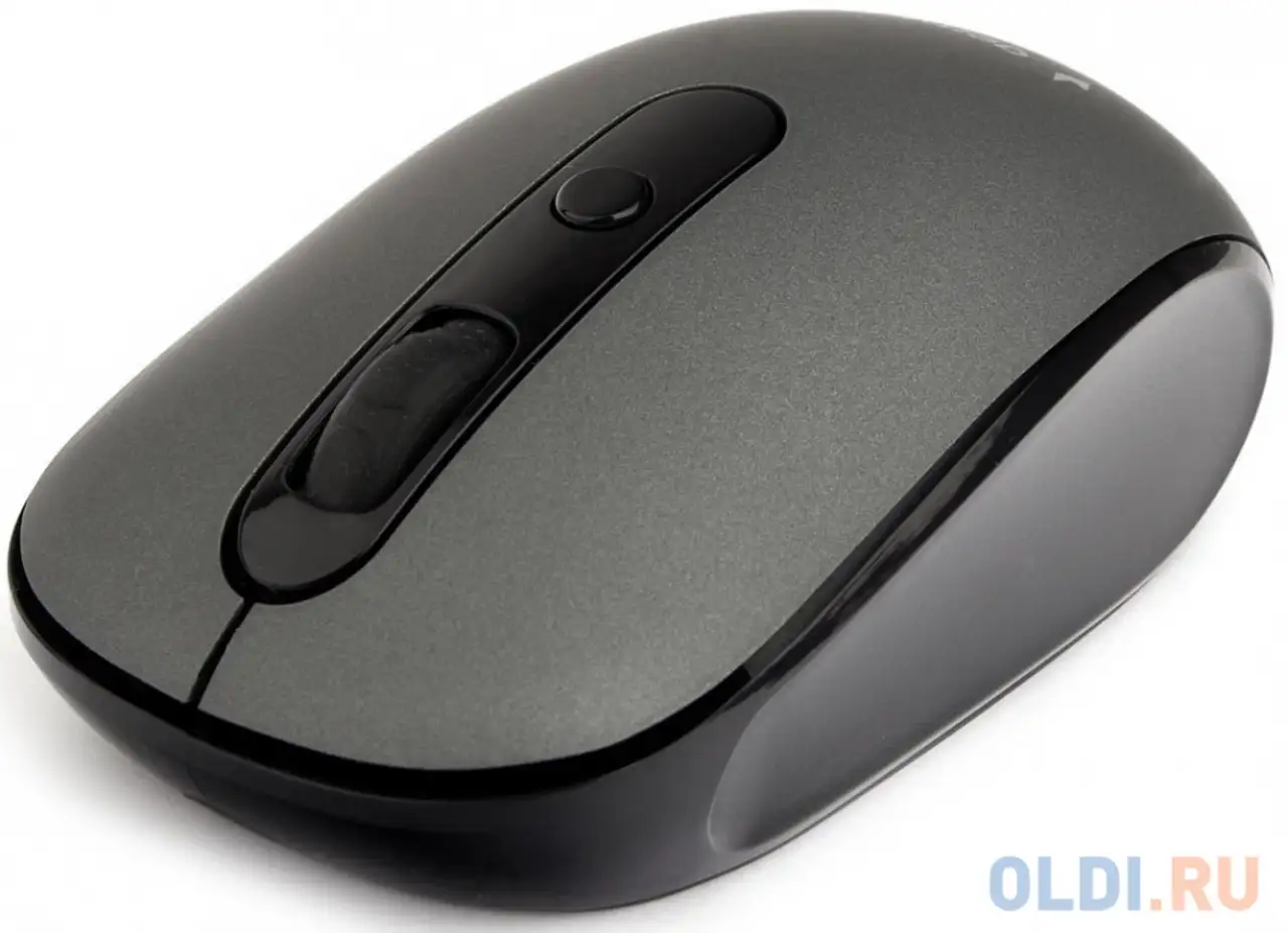 Gembird musw-355-gr {мышь беспроводная, серый, бесш.клик, soft touch, 3кн.+колесо-кнопка, 1600dpi, 2, фотография 1