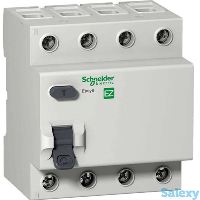 Дифференциальный выключатель Schneider Electric (УЗО) EASY 9 4P 40A 30мА АС 4,5 кА, фотография 1