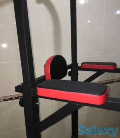 Стойка 4в1 турник брусья пресс упоры доставка и установка по Алматы, фотография 4