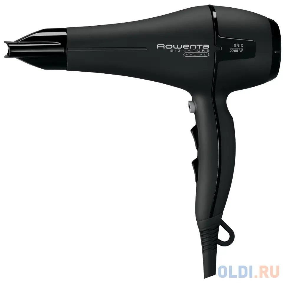 Фен rowenta cv7810f0 2200 чёрный, фотография 1