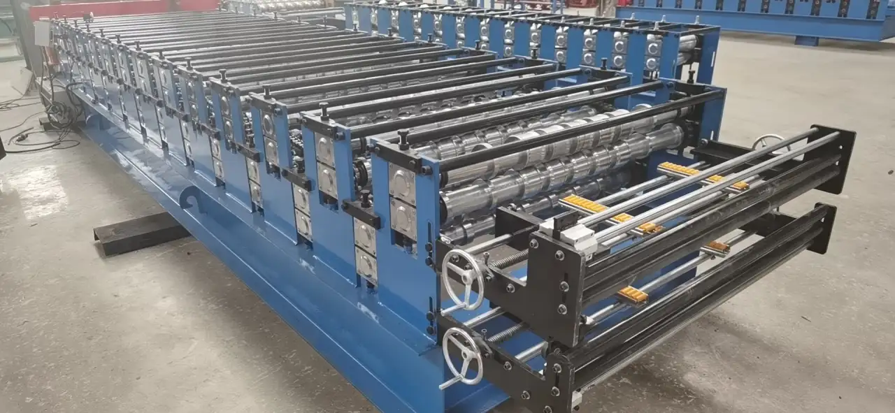 Двухярсная сдвоенная линия для производства профнастила HC35-HC44, фотография 3