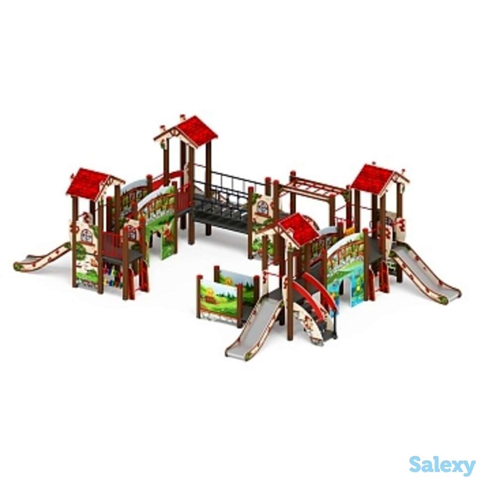 В гостях у сказки - дик 1.05.01-10.с - игровой комплекс h=900, фотография 1