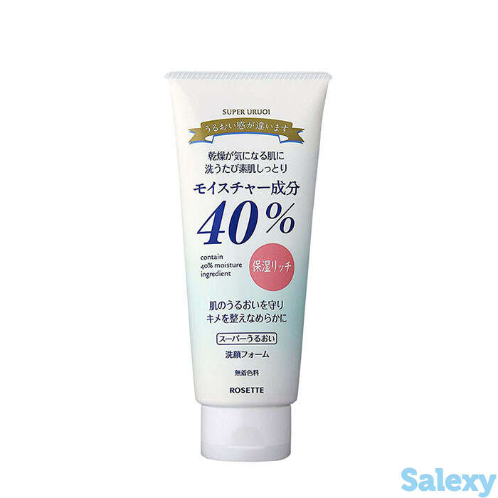 Пенка для умывания rosette 40% super uruoi moisturizing cleansing foam, фотография 1