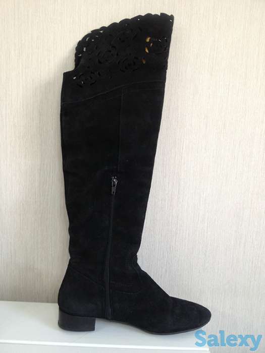 Сапоги замшевые, Италия, недорого, фотография 3