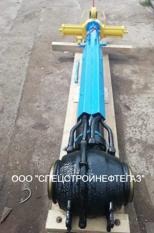 Кран шаровый 11лс6760п7, Ду200, ру80, подземн. ПГП, ХЛ1 с антикоррозионным покрытием, фотография 1