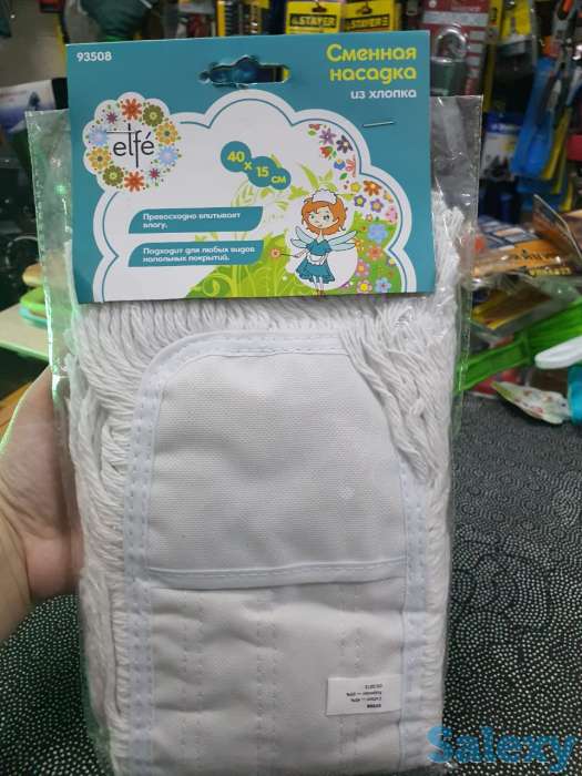 Сменная насадка для швабры Elfe, из хлопка, фотография 2