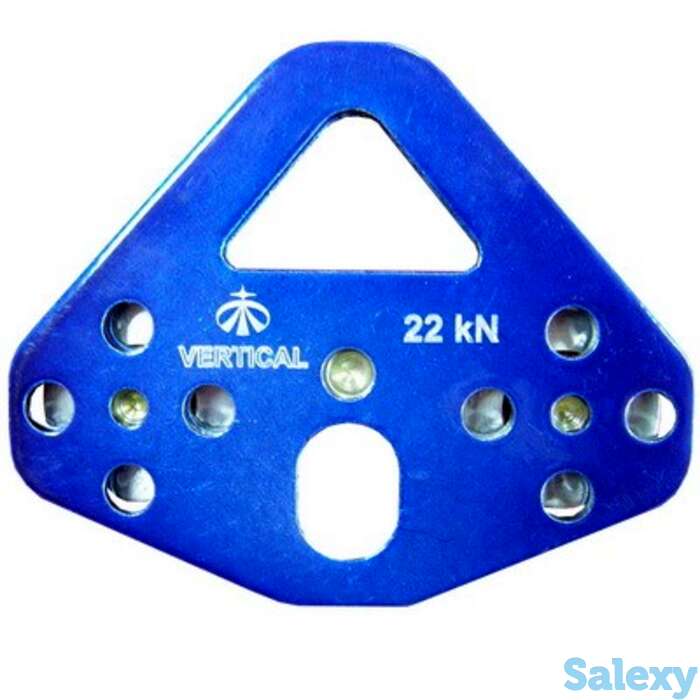 Блок-ролик вертикаль тандем с подшипником дюраль, фотография 1