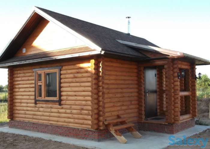 Строительство бани из блока, бруса и сруба., фотография 1