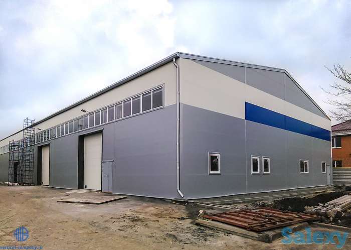 Ангары, автомойки, фермы, склады из металлоконструкций, фотография 2