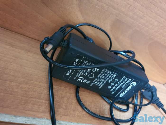 Адаптор, адаптер 12V-8A блок питания, фотография 3