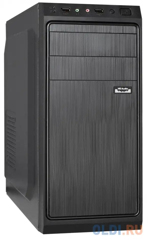 Корпус atx exegate xp-401 500 вт чёрный ex283733rus, фотография 1