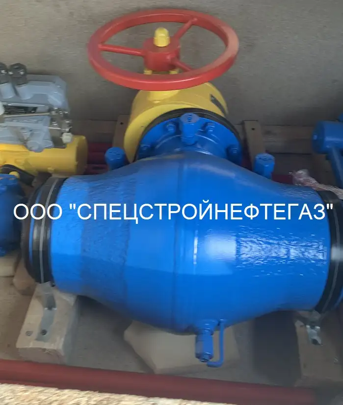 Кран шаровой DN 150 PN 8 МПа надземного исполнения, фотография 1
