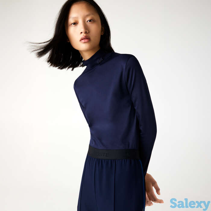 Женская хлопковая водолазка lacoste, фотография 1