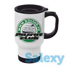 Кружки для автомобилей. Металлические кружки с нанесением логотипа или рисунка., фотография 1