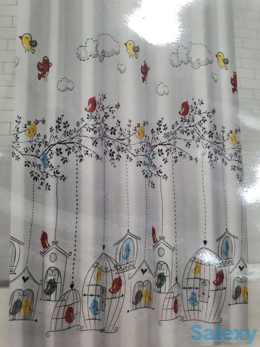 Стильные Шторки для душа и ванны, Турция Разные Цветы Смотри фото, фотография 9