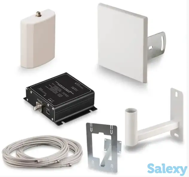 Комплект усиления сотовой связи 800/900/1800/2100 мГц, фотография 1