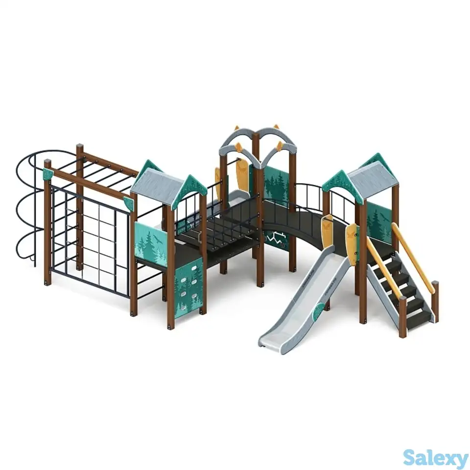 Городок (тайга) - дик 2.01.3.02-03 - игровой комплекс h=1200, фотография 2