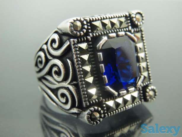 Серебряный перстень 19 размер, фотография 1