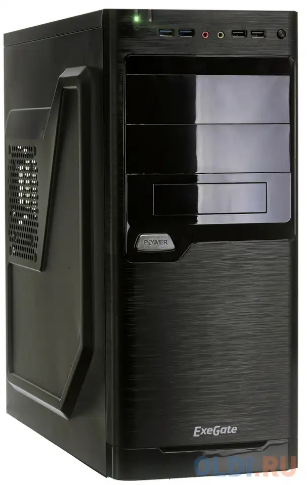 Корпус atx exegate xp-330u 500 вт чёрный ex272730rus, фотография 1