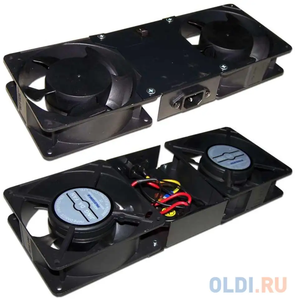 Блок 2-х вентиляторов в крышу настенных шкафов pro и next twt-cbw-fanb2, фотография 1