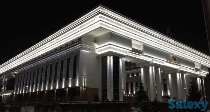 Архитектурная подсветка зданий, освещение фасадов, фотография 1