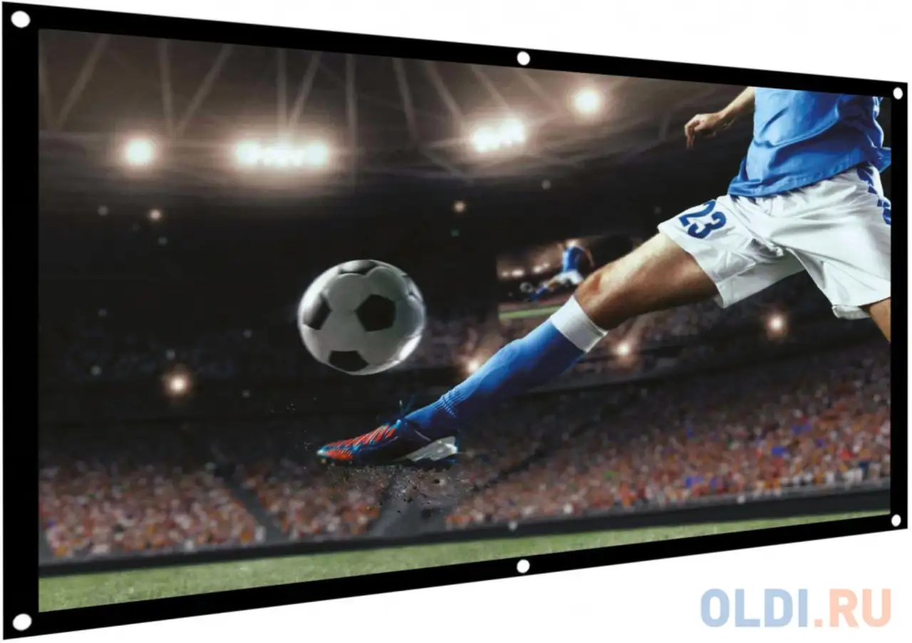 Экран hiper 187x332см cinema sfw 16x9-150 16:9 настенный рулонный, фотография 1