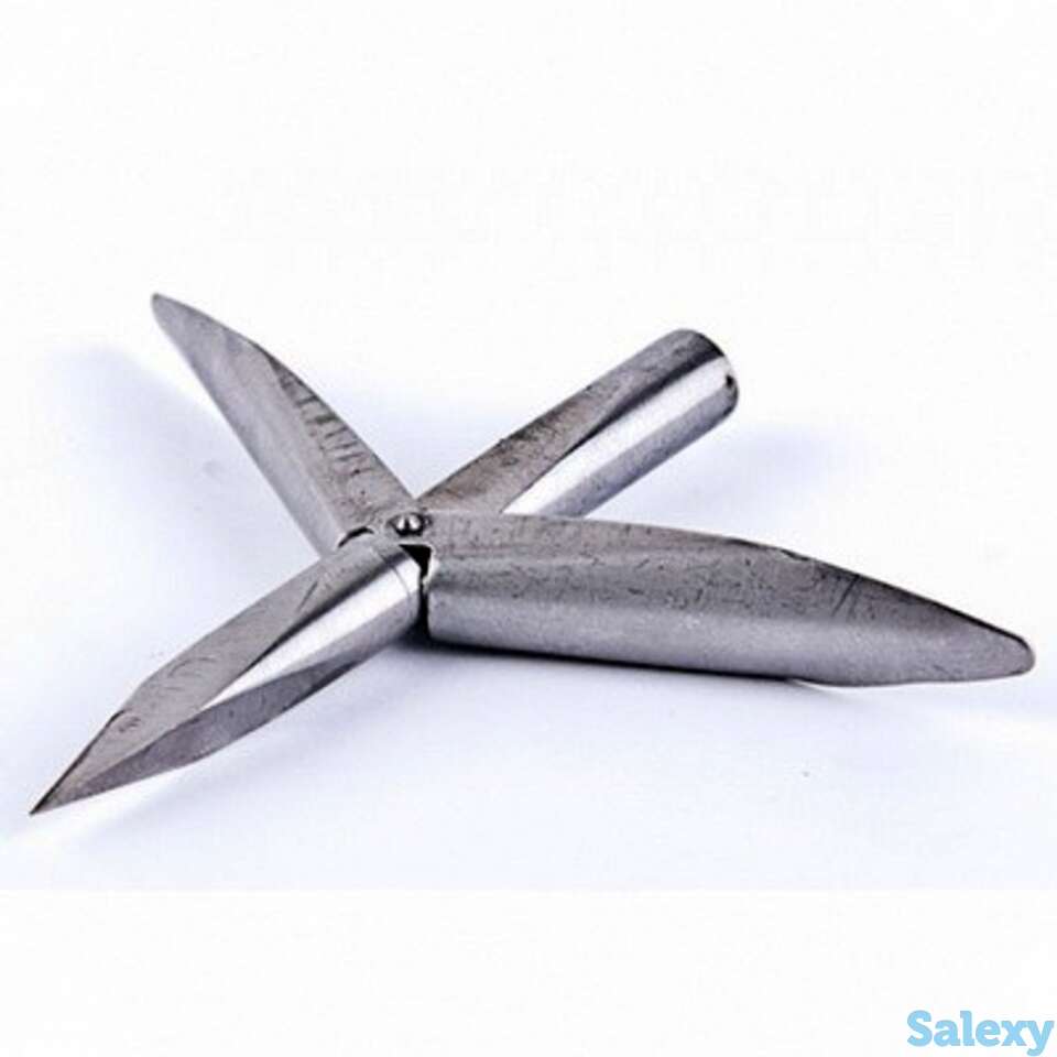 Наконечник гарпуна подводного ружья steel горбыль два лепестка, сменная головка, фотография 1