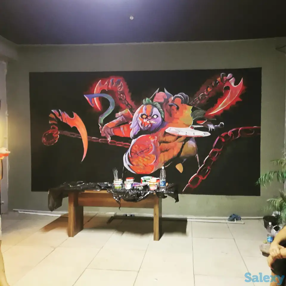 Художественная роспись стен, фотография 7