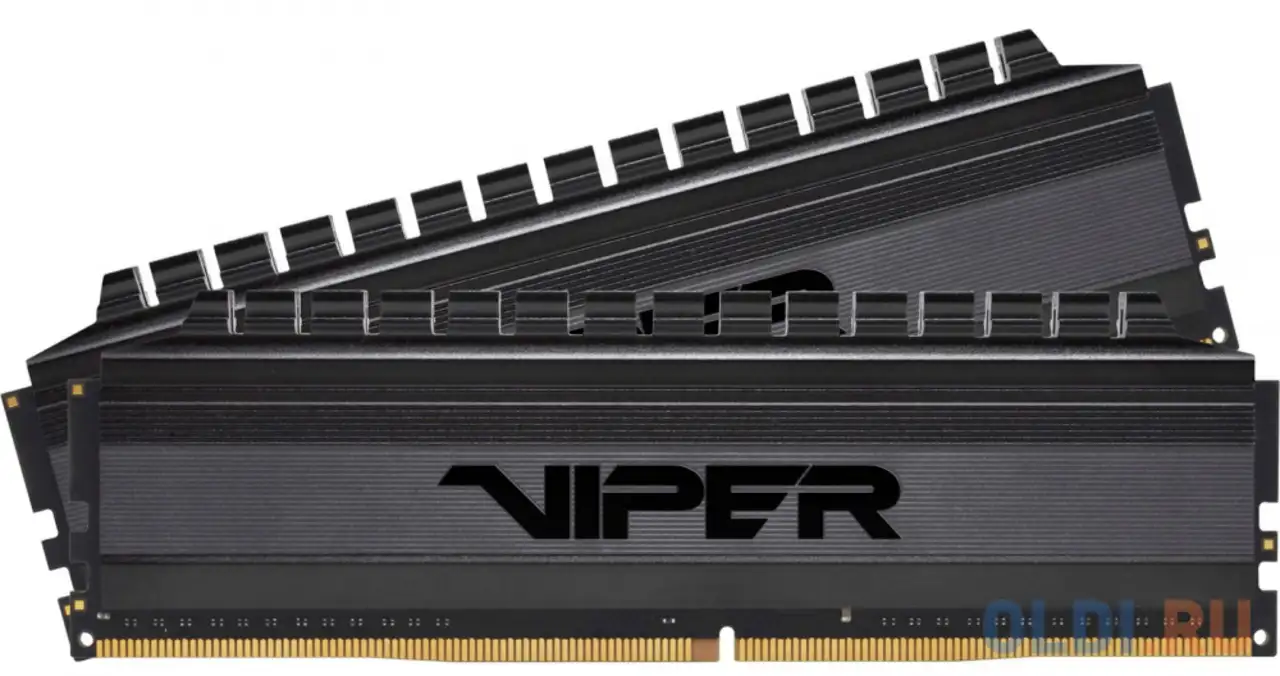Оперативная память для компьютера patriot viper 4 blackout dimm 64gb ddr4, фотография 1